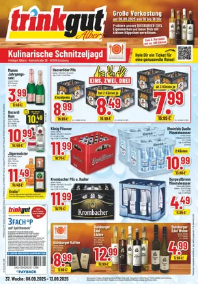 trinkgut Katalog in Bottrop | Angebote für Schnäppchenjäger | 2025-09-11T00:00:00.000Z - 2025-09-25T00:00:00.000Z