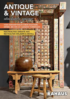 Möbel Rahaus Katalog in Stuttgart | ANTIQUE & VINTAGE | 2025-09-11T00:00:00.000Z - 2025-09-30T00:00:00.000Z