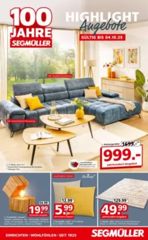 Segmüller Katalog in Stuttgart | Exklusive Schnäppchen | 2025-09-13T00:00:00.000Z - 2025-09-27T00:00:00.000Z