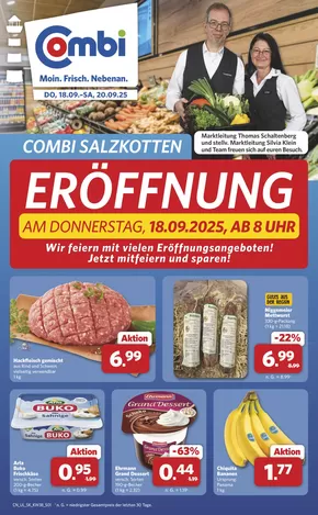 Combi Markt Katalog in Karlsruhe | Attraktive Angebote entdecken | 2025-09-14T00:00:00.000Z - 2025-09-20T00:00:00.000Z