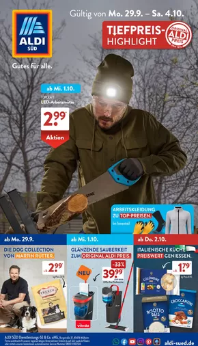 Aldi Süd Katalog in Karlsruhe | Top-Deals und Rabatte | 2025-09-29T00:00:00.000Z - 2025-10-04T00:00:00.000Z