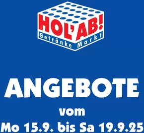 Hol'ab Getränkemarkt Katalog in Aschaffenburg | Aktueller Prostpekt Hol'ab Getränkemarkt | 2025-09-15T00:00:00.000Z - 2025-09-19T00:00:00.000Z