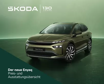Škoda Katalog in Köln | Unverkennbar außergewöhnlich: Der neue Škoda Enyaq | 2025-09-14T00:00:00.000Z - 2026-09-14T00:00:00.000Z