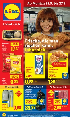 Lidl Katalog | Tolles Angebot für alle Kunden | 2025-09-22T00:00:00.000Z - 2025-09-27T00:00:00.000Z