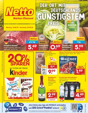 Netto Marken-Discount Katalog in Fulda | Aktuelle Sonderaktionen | 2025-09-15T00:00:00.000Z - 2025-09-29T00:00:00.000Z