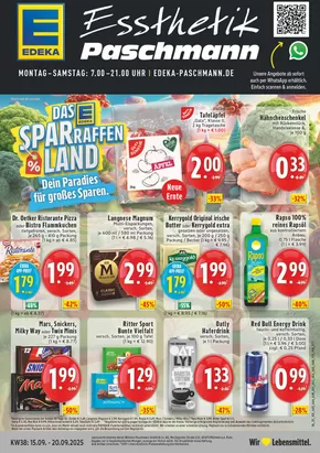 EDEKA Katalog in Moers | Jetzt sparen mit unseren Deals | 2025-09-14T00:00:00.000Z - 2025-09-20T00:00:00.000Z