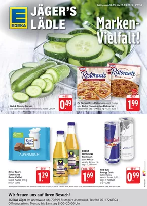 EDEKA Katalog in Stuttgart | Unsere besten Angebote für Sie | 2025-09-14T00:00:00.000Z - 2025-09-20T00:00:00.000Z