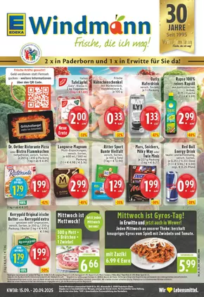 EDEKA Katalog in Paderborn | Aktuelle Schnäppchen und Angebote | 2025-09-14T00:00:00.000Z - 2025-09-20T00:00:00.000Z