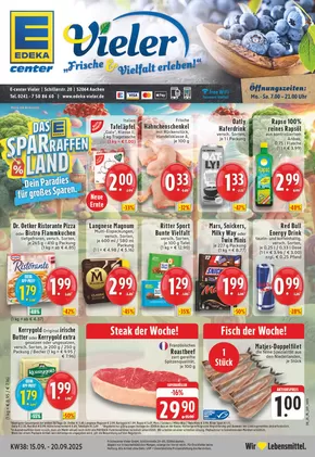 EDEKA Katalog in Herzogenrath | Rabatte und Aktionen | 2025-09-14T00:00:00.000Z - 2025-09-20T00:00:00.000Z