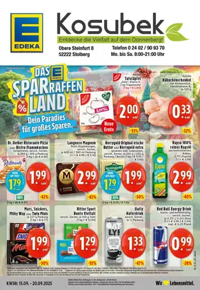EDEKA Katalog in Herzogenrath | Tolle Rabatte auf ausgewählte Produkte | 2025-09-14T00:00:00.000Z - 2025-09-20T00:00:00.000Z