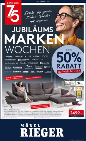Möbel Rieger Katalog in Stuttgart | Attraktive Sonderangebote für alle | 2025-09-16T00:00:00.000Z - 2025-09-30T00:00:00.000Z