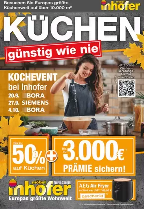 Möbel Inhofer Katalog in Senden (Bayern) | Gunstig Wie Nie | 2025-09-17T00:00:00.000Z - 2025-10-11T00:00:00.000Z