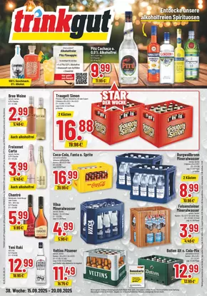 trinkgut Katalog in Bottrop | Exklusive Deals und Schnäppchen | 2025-09-18T00:00:00.000Z - 2025-10-02T00:00:00.000Z