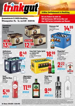 trinkgut Katalog | Exklusive Deals für unsere Kunden | 2025-09-18T00:00:00.000Z - 2025-10-02T00:00:00.000Z