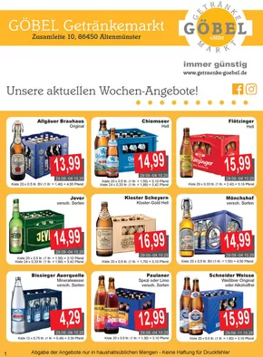Getränke Göbel Katalog | Attraktive Angebote entdecken | 2025-09-18T00:00:00.000Z - 2025-10-02T00:00:00.000Z
