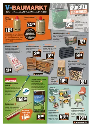 V Baumarkt Katalog in Peiting | Aktuelle Angebote V Baumarkt | 2025-09-18T00:00:00.000Z - 2025-09-24T00:00:00.000Z