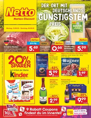 Netto Marken-Discount Katalog in Iserlohn | Filial-Angebote | 2025-09-18T00:00:00.000Z - 2025-10-02T00:00:00.000Z