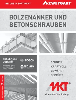 Zweygart Katalog in Achern | BOLZENANKER UND BETONSCHRAUBEN | 2025-09-18T00:00:00.000Z - 2025-12-31T00:00:00.000Z