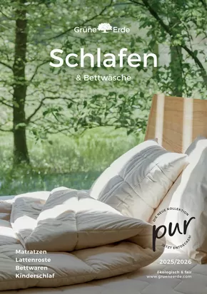 Grüne Erde Katalog | Matratzen Lattenroste Bettwaren Kinderschlaf | 2025-09-18T00:00:00.000Z - 2025-12-31T00:00:00.000Z