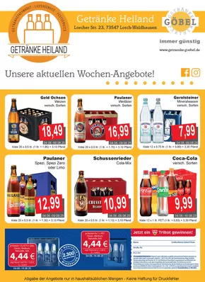 Getränke Göbel Katalog in Winsen (Luhe) | Aktuelle Sonderaktionen | 2025-09-19T00:00:00.000Z - 2025-10-03T00:00:00.000Z