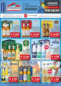 Getränkehaus Katalog in Stemwede | werbung getraenkehaus west September KW38 39 2025 | 2025-09-19T00:00:00.000Z - 2025-12-31T00:00:00.000Z