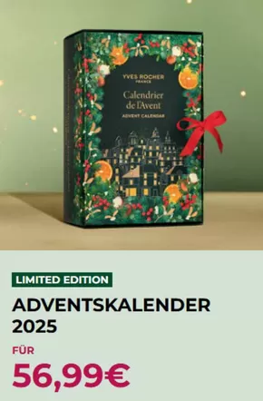 Yves Rocher Katalog in Nürnberg | Adventskalender! | 2025-09-19T00:00:00.000Z - 2025-11-30T00:00:00.000Z