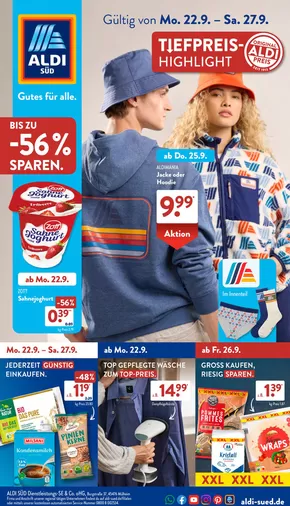 Aldi Süd Katalog in Bruchsal | Aktuelle Schnäppchen und Angebote | 2025-09-22T00:00:00.000Z - 2025-09-27T00:00:00.000Z
