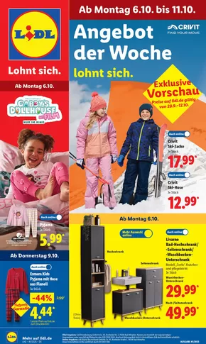Lidl Katalog | Tolles Angebot für Schnäppchenjäger | 2025-10-06T00:00:00.000Z - 2025-10-11T00:00:00.000Z