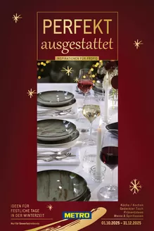 Metro Katalog in Hamburg | Saisonkatalog "Perfekt ausgestattet" | 2025-10-01T00:00:00.000Z - 2025-12-31T00:00:00.000Z