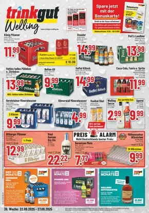 trinkgut Katalog in Kerpen | Aktuelle Sonderaktionen | 2025-09-25T00:00:00.000Z - 2025-10-09T00:00:00.000Z