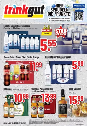 trinkgut Katalog | Jetzt sparen mit unseren Deals | 2025-09-25T00:00:00.000Z - 2025-10-09T00:00:00.000Z