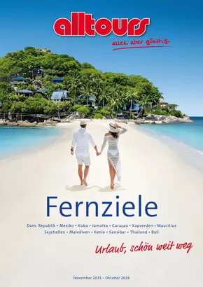 alltours Reisecenter Katalog in Königslutter am Elm | Fernziele | 2025-11-01T00:00:00.000Z - 2026-10-31T00:00:00.000Z