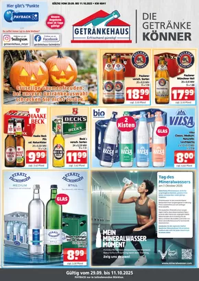 Getränkehaus Katalog in Bramsche | KW 40 41 | 2025-09-28T00:00:00.000Z - 2025-10-12T00:00:00.000Z
