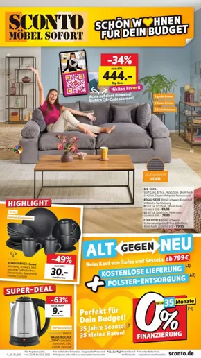 SCONTO Katalog in Leipzig | Tolles Angebot für alle Kunden | 2025-09-28T00:00:00.000Z - 2025-10-12T00:00:00.000Z