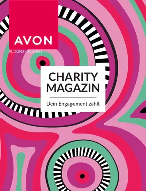 AVON Katalog in Ihringen | Brochure AVON Charity-Magazin | 2025-10-01T00:00:00.000Z - 2025-10-15T00:00:00.000Z