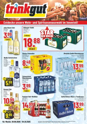 trinkgut Katalog in Marl | Unsere besten Schnäppchen | 2025-10-02T00:00:00.000Z - 2025-10-16T00:00:00.000Z
