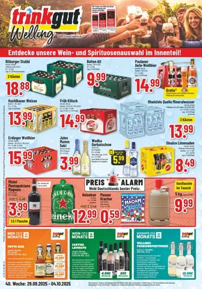 trinkgut Katalog in Kerpen | Tolles Angebot für Schnäppchenjäger | 2025-10-02T00:00:00.000Z - 2025-10-16T00:00:00.000Z