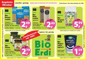 Erdi Biomarkt Katalog | Angebote Gelten Bei Lieferbbarkeit Durch Die Vorlieferanten | 2025-10-02T00:00:00.000Z - 2025-10-31T00:00:00.000Z