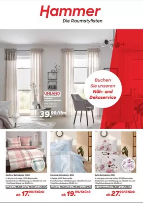 Hammer Katalog in Bochum | Buchen Sie Unseren Nah Und Dekoservice | 2025-10-02T00:00:00.000Z - 2025-10-21T00:00:00.000Z