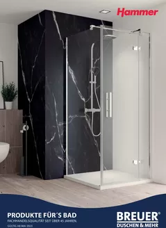 Hammer Katalog in Essen | PRODUKTE FÜR´S BAD | 2025-10-02T00:00:00.000Z - 2025-12-30T00:00:00.000Z