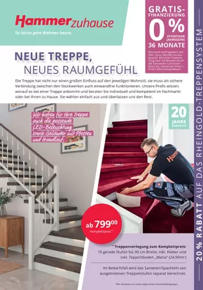 Hammer Katalog in Bochum | NEUE TREPPE, NEUES RAUMGEFÜHL | 2025-10-02T00:00:00.000Z - 2025-10-31T00:00:00.000Z