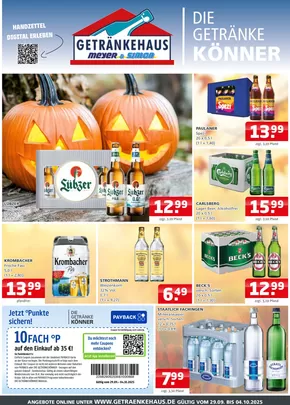 Getränkehaus Katalog in Bramsche | Meyer Simon KW40 | 2025-10-03T00:00:00.000Z - 2025-10-17T00:00:00.000Z