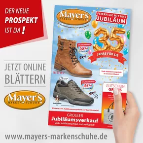 Mayer's Markenschuhe Katalog in Haar | Der Neue Prospelt Ist Da! | 2025-10-06T00:00:00.000Z - 2025-10-27T00:00:00.000Z
