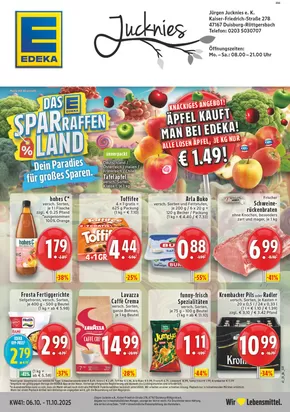 EDEKA Katalog in Moers | Neue Angebote zum Entdecken | 2025-10-05T00:00:00.000Z - 2025-10-11T00:00:00.000Z