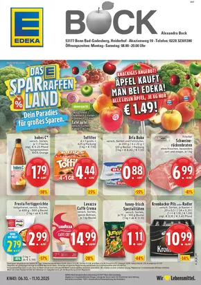 EDEKA Katalog in Alfter | Top-Angebote für alle Schnäppchenjäger | 2025-10-05T00:00:00.000Z - 2025-10-11T00:00:00.000Z