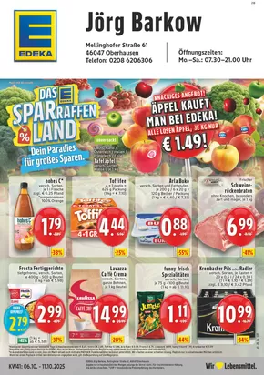 EDEKA Katalog in Moers | Exklusive Schnäppchen | 2025-10-05T00:00:00.000Z - 2025-10-11T00:00:00.000Z
