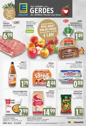 EDEKA Katalog in Moers | Jetzt sparen mit unseren Deals | 2025-10-05T00:00:00.000Z - 2025-10-11T00:00:00.000Z