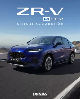 Honda Prospekt in | Honda ZR-V ZUBEHÖRBROSCHÜRE | 2025-10-08T00:00:00.000Z - 2026-10-08T00:00:00.000Z