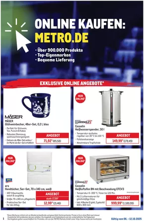 Metro Katalog in Wittlich | Online: Wochen-Angebote | 2025-10-06T00:00:00.000Z - 2025-10-12T00:00:00.000Z