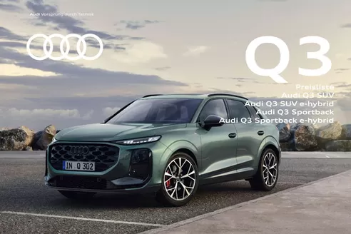 Audi Katalog in Lautenbach | preisliste q3 suv q3 suv e hybrid q3 sportback q3 sportback e hybrid | 2025-10-10T00:00:00.000Z - 2026-10-10T00:00:00.000Z